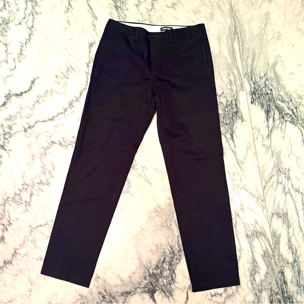 Lands End Slim Fit Black Pants